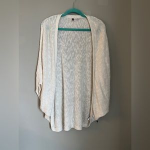 Roxy Cream Cape/Cardigan